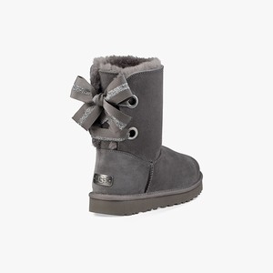 Ugg Customizable Bailey Bow Short Klassiska Stövlar Dam Grå (786231XCP)